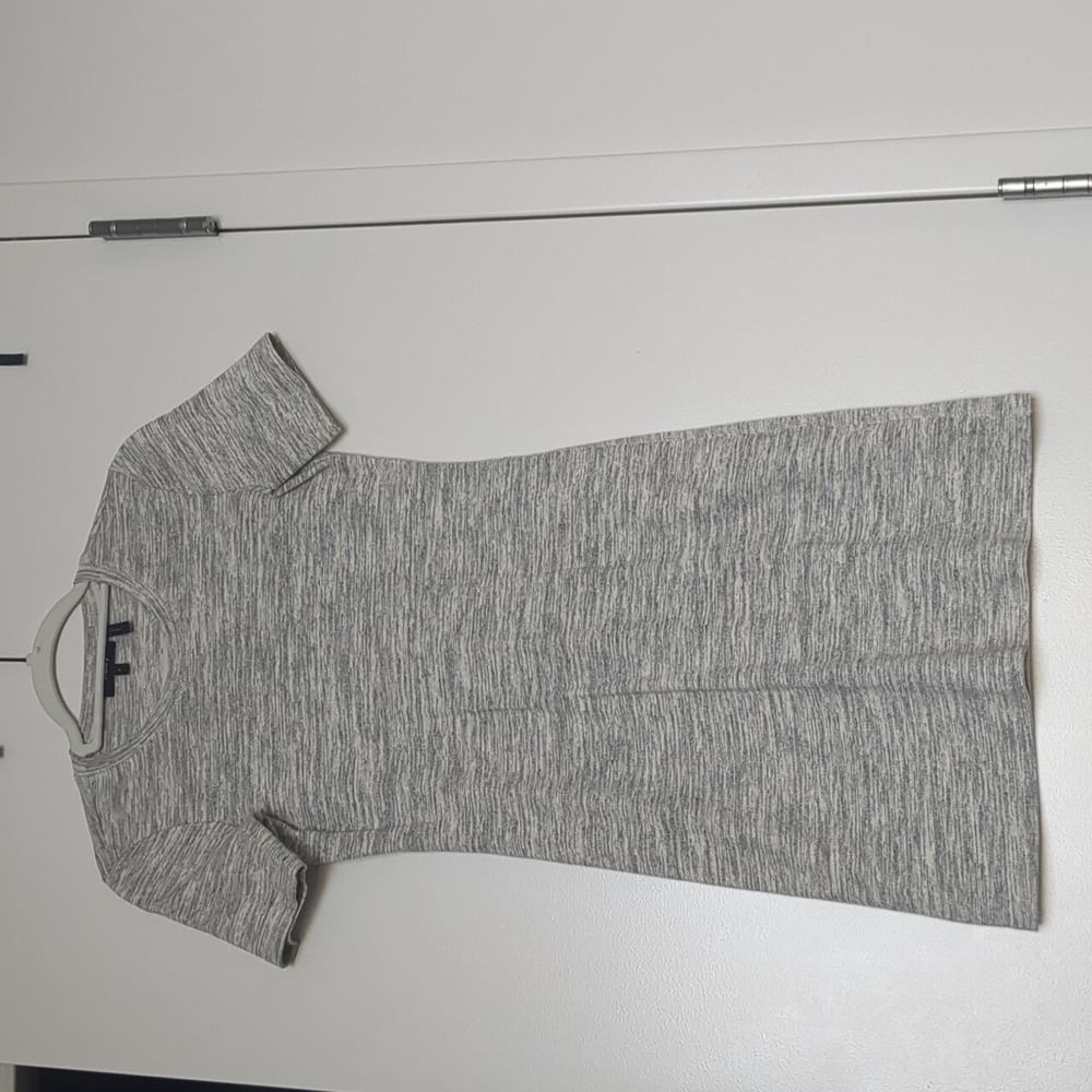 Theory P Short Ribbed T-Shirt Dress